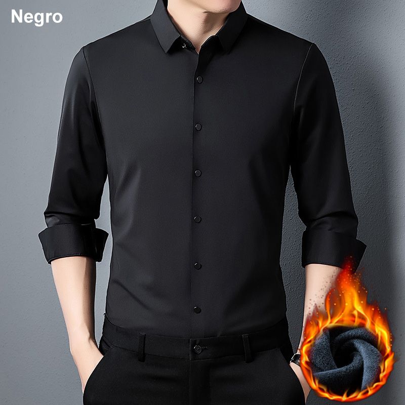 Chemise Classique Résistante au Froissement de Luxe pour Hommes