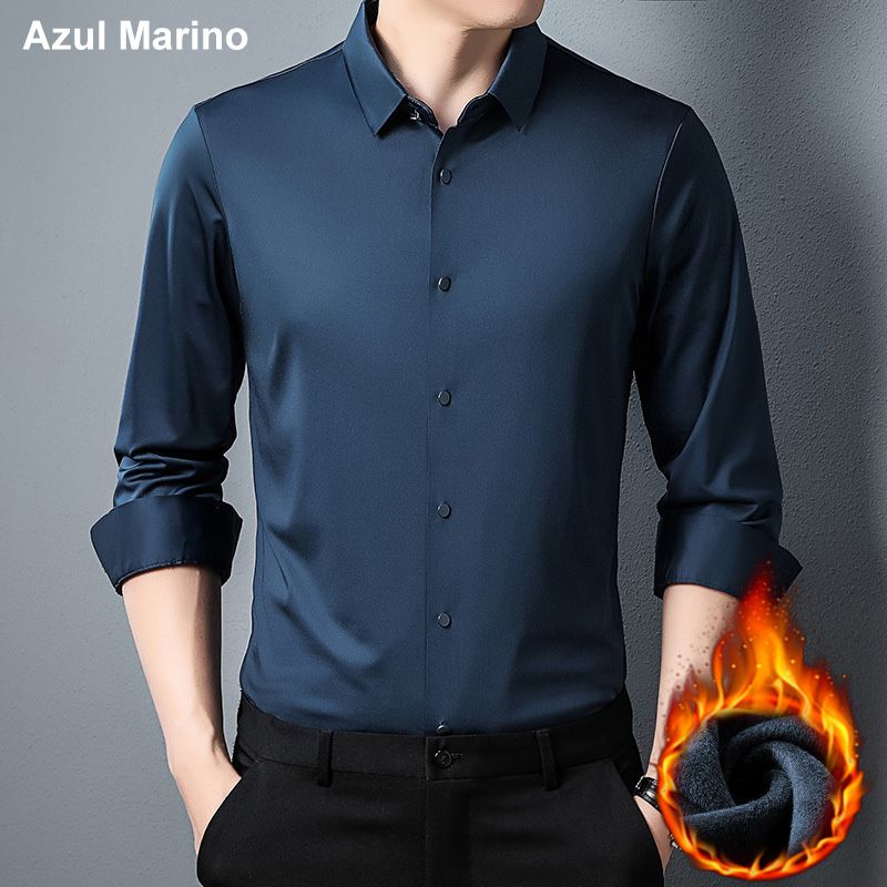Chemise Classique Résistante au Froissement de Luxe pour Hommes