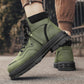 Bottes Montantes à Lacets en Peluche pour Hommes