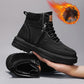 Bottes Montantes à Lacets en Peluche pour Hommes