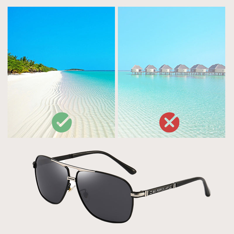 Lunettes de soleil polarisées à changement de couleur