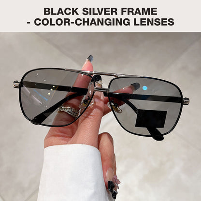 Lunettes de soleil polarisées à changement de couleur