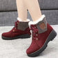 Bottes de Neige d'Hiver Chauffantes et Confortables avec Doublure Épaisse pour Femmes