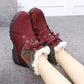Bottes de Neige d'Hiver Chauffantes et Confortables avec Doublure Épaisse pour Femmes