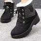 Bottes de Neige d'Hiver Chauffantes et Confortables avec Doublure Épaisse pour Femmes