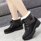 Bottes de Neige d'Hiver Chauffantes et Confortables avec Doublure Épaisse pour Femmes
