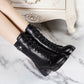 Bottes de Mode à Lacets pour Femme