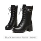 Bottes de Mode à Lacets pour Femme
