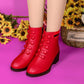 Bottines à Talon Compensé Élégantes et Stylées pour Femmes