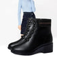Bottines à Talon Compensé Élégantes et Stylées pour Femmes