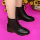 Bottines à Talon Compensé Élégantes et Stylées pour Femmes