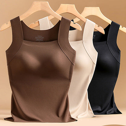 👙 50% DE RÉDUCTION ! 💃 Débardeur Femme avec Soutien-Gorge Intégré – Ultra Confort, Silhouette Parfaite & Matière Douce ✨