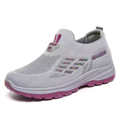 Chaussures de course respirantes et légères en tissu anti-mouches