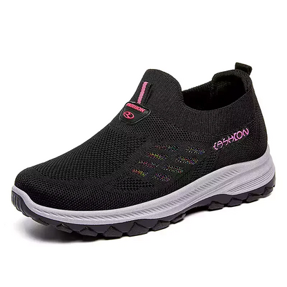 Chaussures de course respirantes et légères en tissu anti-mouches