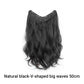 Extension de cheveux à clip en forme de U pour femmes