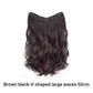 Extension de cheveux à clip en forme de U pour femmes