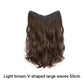 Extension de cheveux à clip en forme de U pour femmes