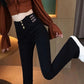 2025 Nouveau design👖💖Pantalon flare pour femme avec taille haute et doublure en peluche