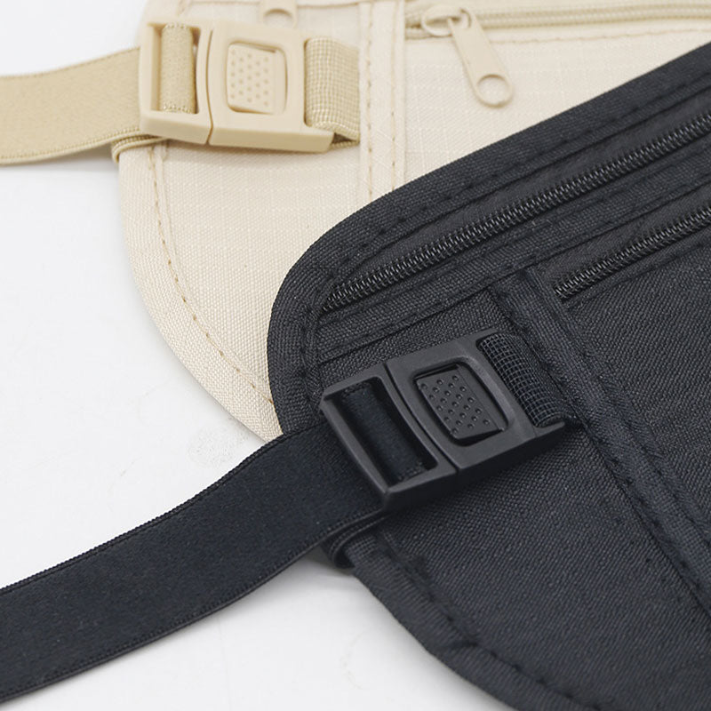 Ceinture porte-billets de voyage antivol avec blocage RFID