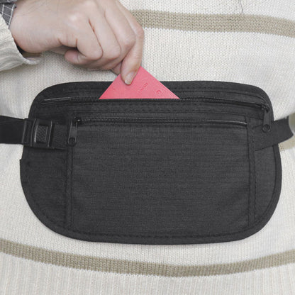 Ceinture porte-billets de voyage antivol avec blocage RFID