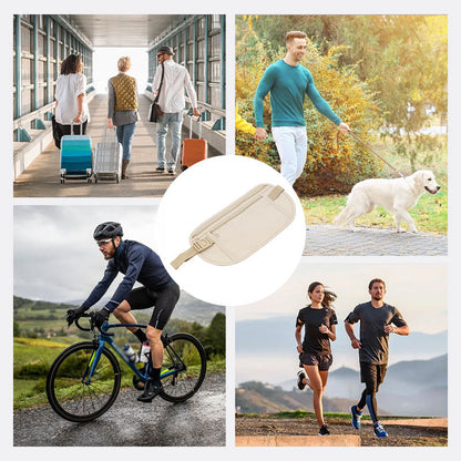 Ceinture porte-billets de voyage antivol avec blocage RFID
