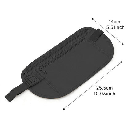 Ceinture porte-billets de voyage antivol avec blocage RFID