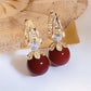 💎✨Boucles d'oreilles pendantes en perles étincelantes pour femmes