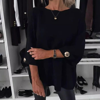 🎀Soldes limitées 49 % de réduction🎀Haut classique en tricot uni pour femme