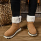 Bottes de Neige Chaudes à Fermeture Éclair pour Femmes