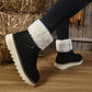 Bottes de Neige Chaudes à Fermeture Éclair pour Femmes