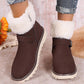 Bottes de Neige Chaudes à Fermeture Éclair pour Femmes