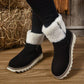Bottes de Neige Chaudes à Fermeture Éclair pour Femmes