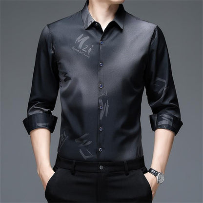 🔥50% de réduction🔥Vêtements pour hommes Automne Printemps Chemises boutonnées à manches longues