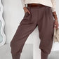 Pantalon fuselé confortable à neuf points pour femmes