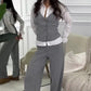 💕Ensemble chemise et pantalon en similicuir pour femme 💗Livraison gratuite💗