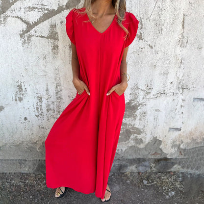 🔥Printemps 52% de réduction✨Combinaison à col en V et imprimé léopard pour femme