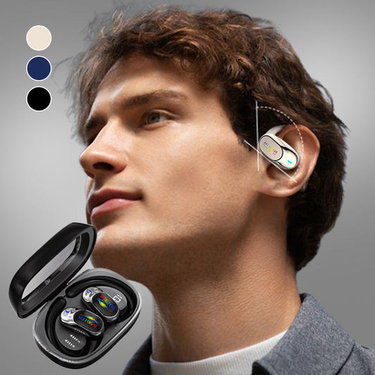 🎧2025 Neues Design✨Waterproof Open Ear Earbuds with Noise Cancelling