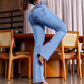 🔥jean évasé taille haute en stretch