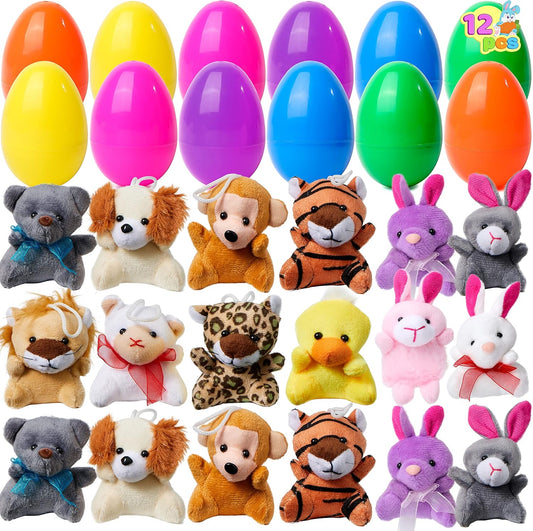 🐣 Porte-clés animalier avec coquille d'œuf – porte-clés en peluche comme cadeau de Pâques pour les enfants 🎁