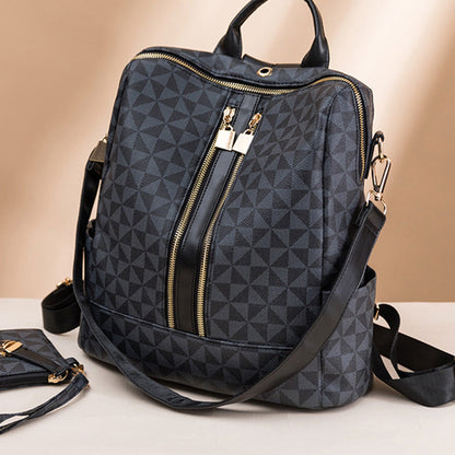 💜59 % DE RÉDUCTION 💜Combinaison élégante de sac à dos et de sac à main de grande capacité【Livraison gratuite】