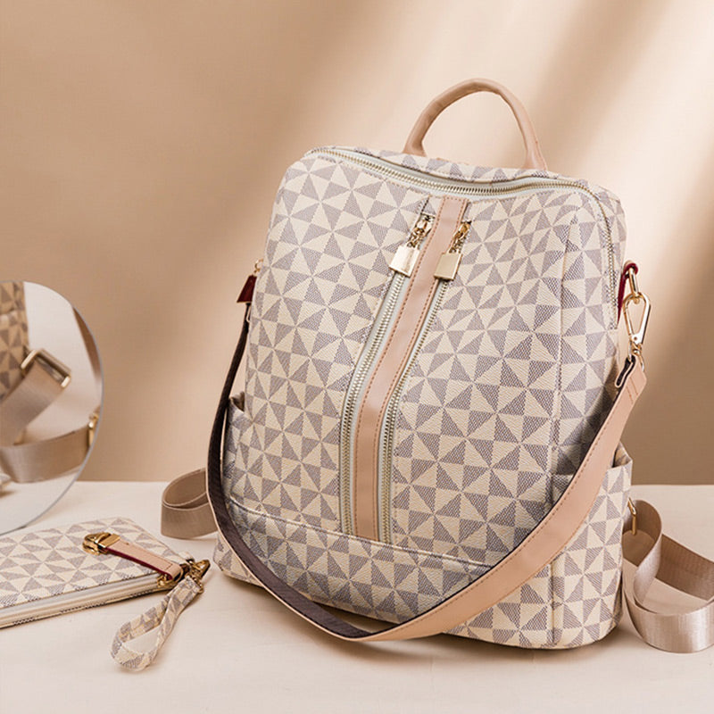 💜59 % DE RÉDUCTION 💜Combinaison élégante de sac à dos et de sac à main de grande capacité【Livraison gratuite】