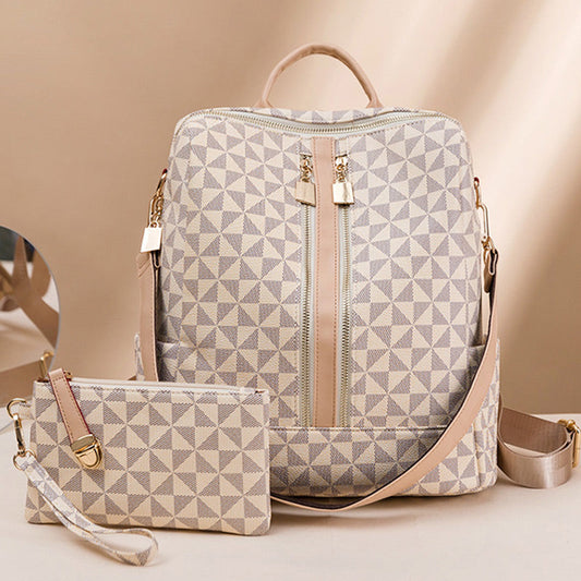 💜59 % DE RÉDUCTION 💜Combinaison élégante de sac à dos et de sac à main de grande capacité【Livraison gratuite】