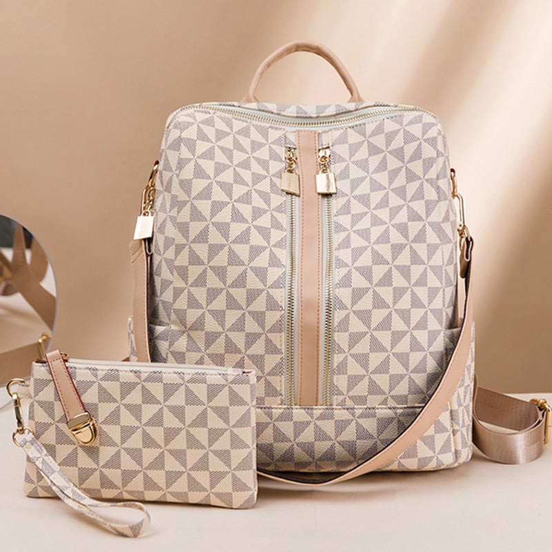 💜59 % DE RÉDUCTION 💜Combinaison élégante de sac à dos et de sac à main de grande capacité【Livraison gratuite】