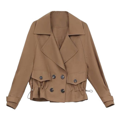 Trench-coat court de style coréen