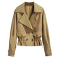 Trench-coat court de style coréen