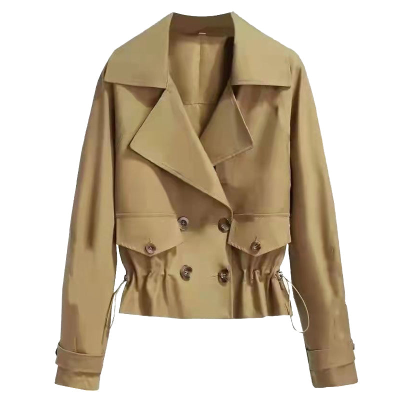 Trench-coat court de style coréen