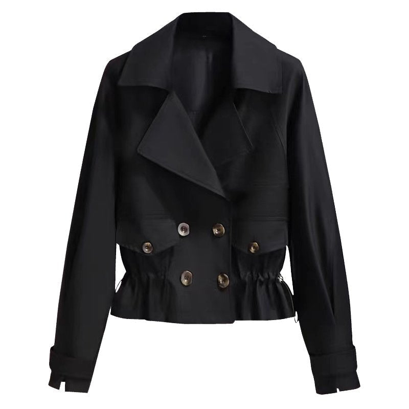 Trench-coat court de style coréen