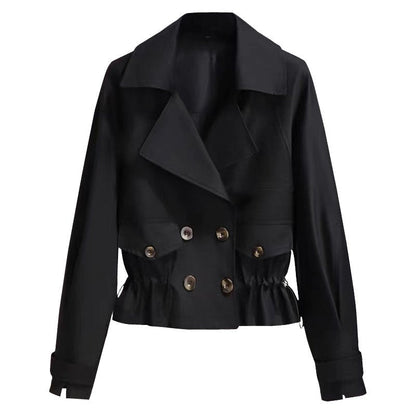 Trench-coat court de style coréen