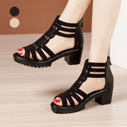 Spring Specials 🌸💐Sandales antidérapantes à talons hauts pour femmes