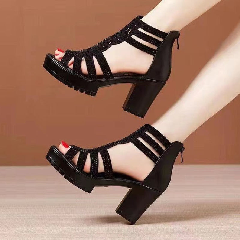 Spring Specials 🌸💐Sandales antidérapantes à talons hauts pour femmes